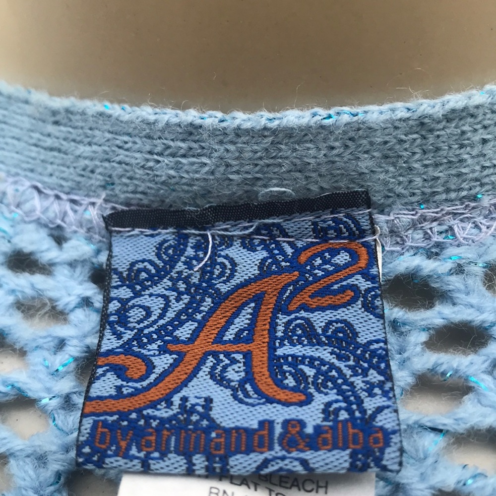 A2 Crochet shrug sparkly - Picture 10 of 11